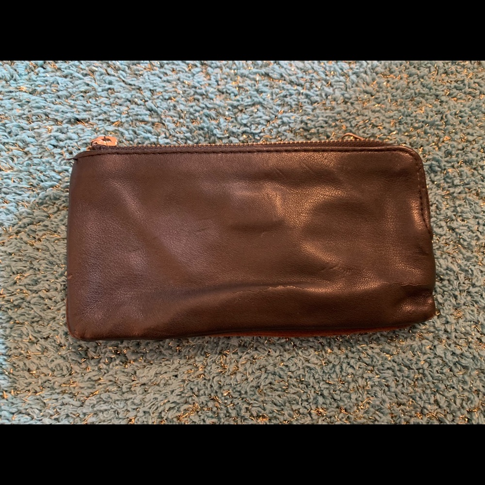 Leather and Suede Wallet